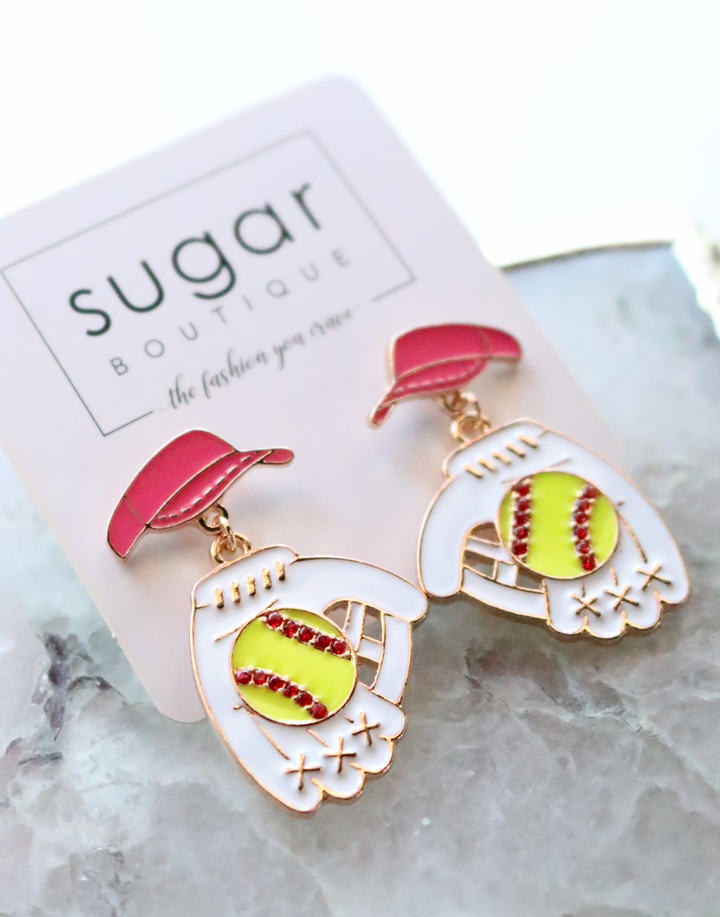 Softball Glove Earring