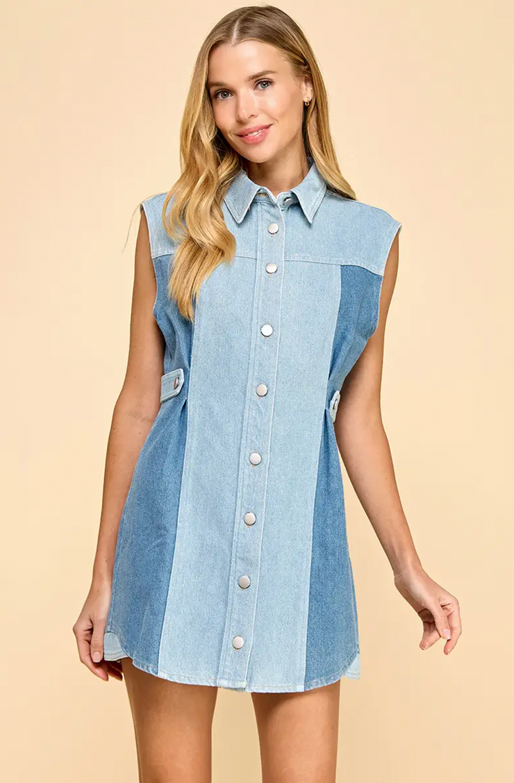 Stapleton Two Tone Dress