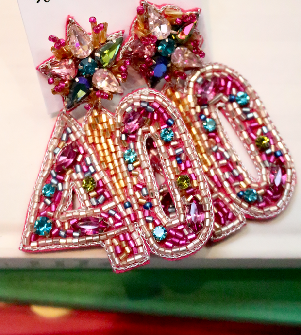 Glitzy 40th Birthday Earring