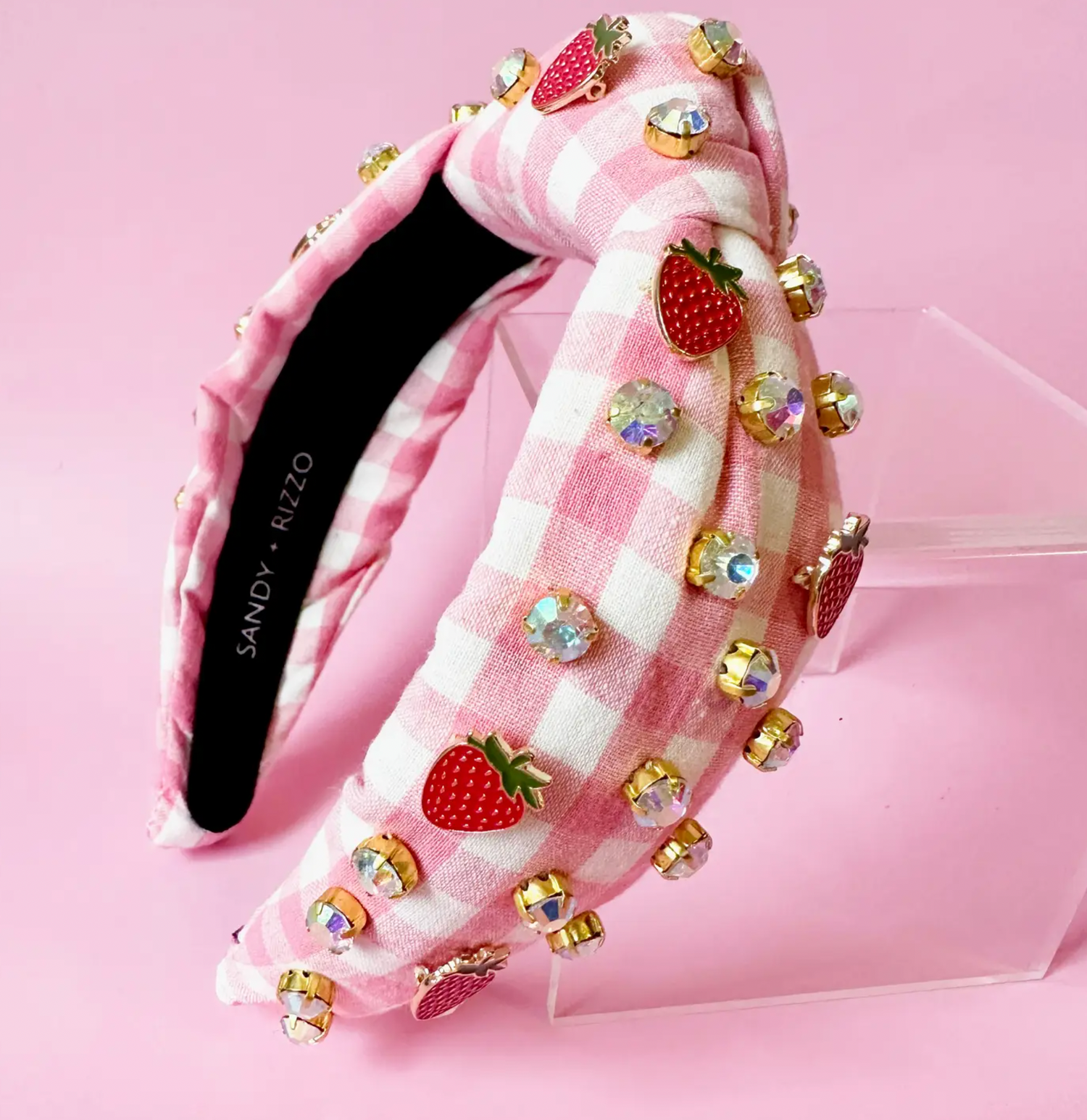 Strawberry Embellished Headband