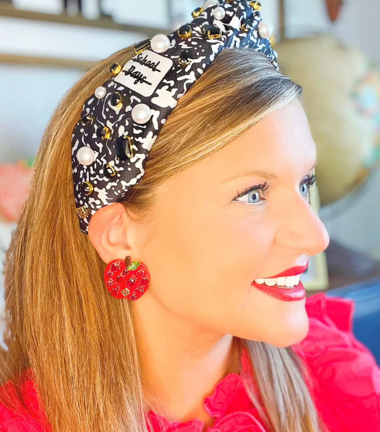 Teacher Apple Earring