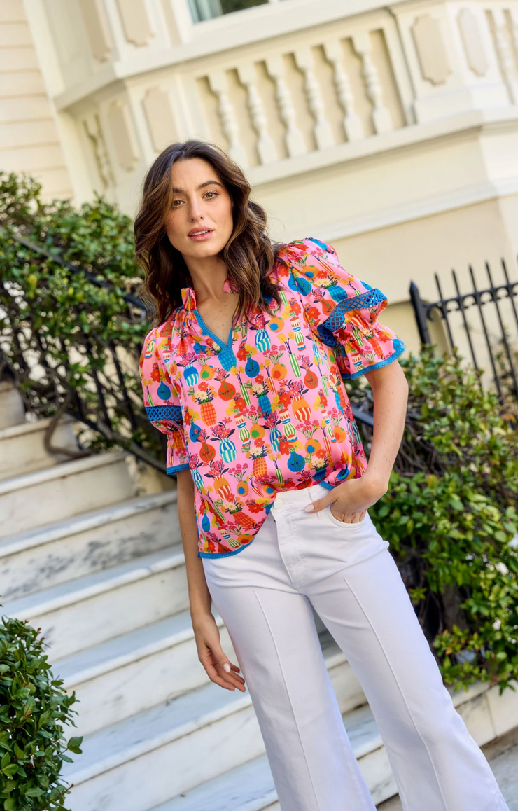 Lottie Top | Pink Chantilly