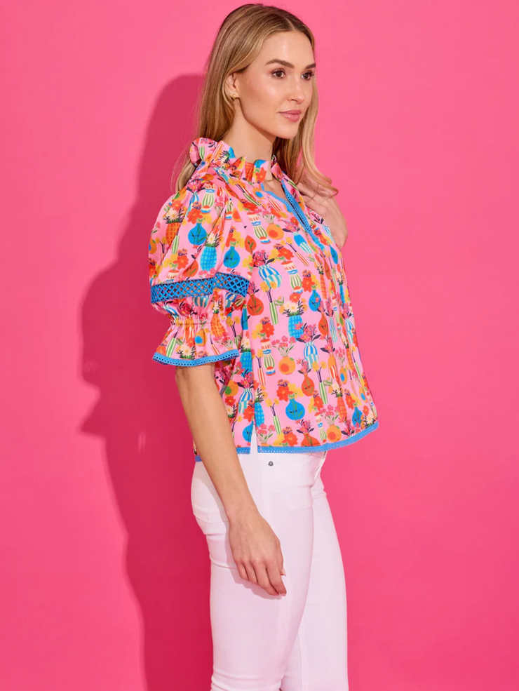 Lottie Top | Pink Chantilly