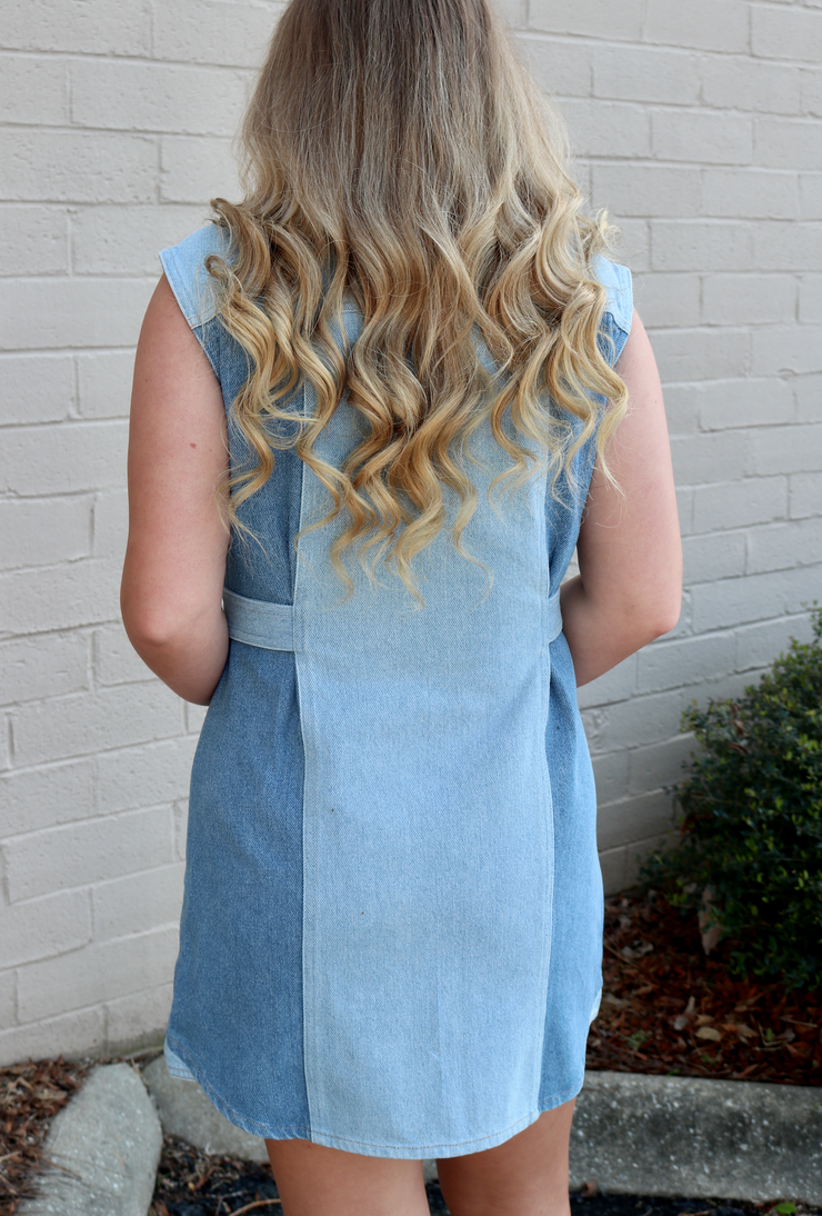 Stapleton Two Tone Dress