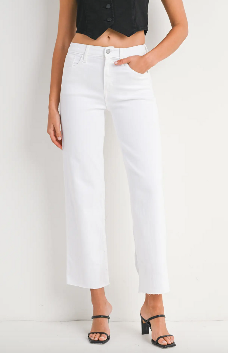 Classic Straight Denim | Optic White