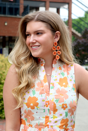 Bubbles Earring | Orange