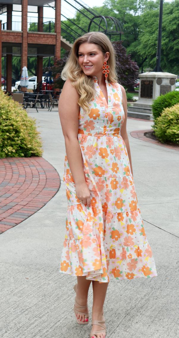 Panama Floral Midi Maxi