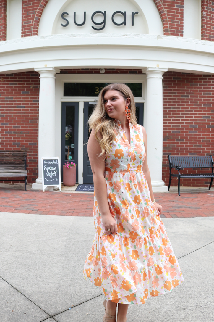 Panama Floral Midi Maxi
