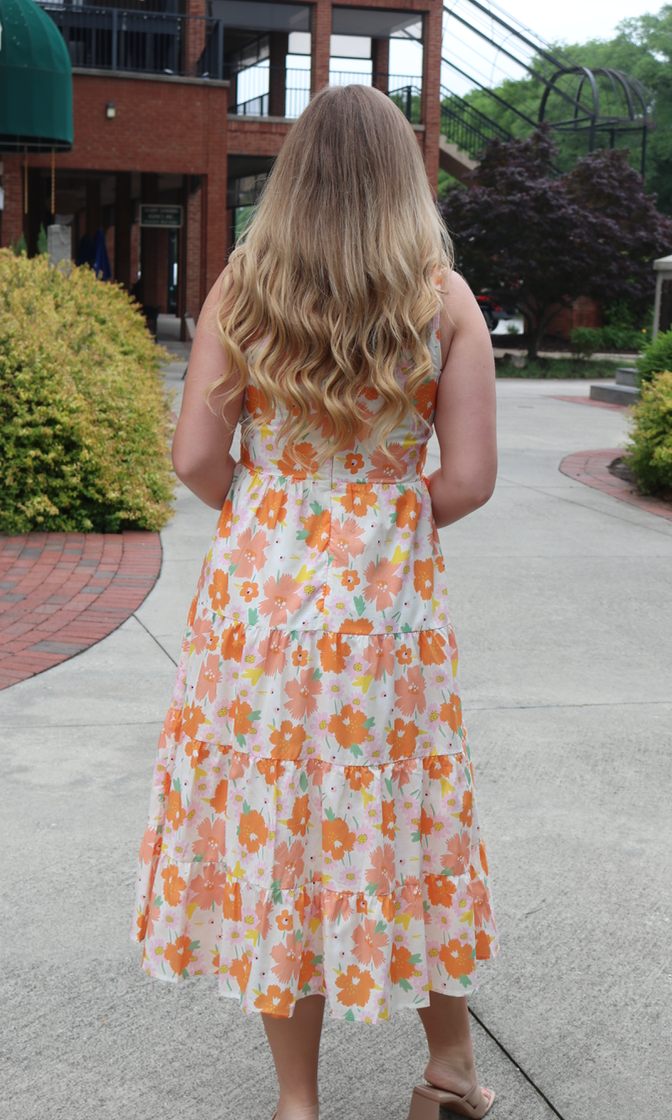 Panama Floral Midi Maxi