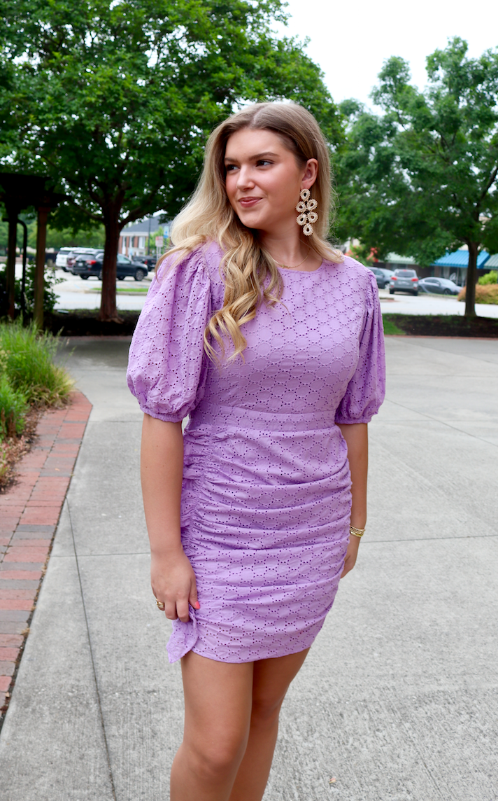 Lilac Lace Dress