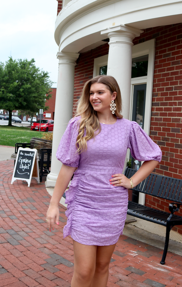 Lilac Lace Dress