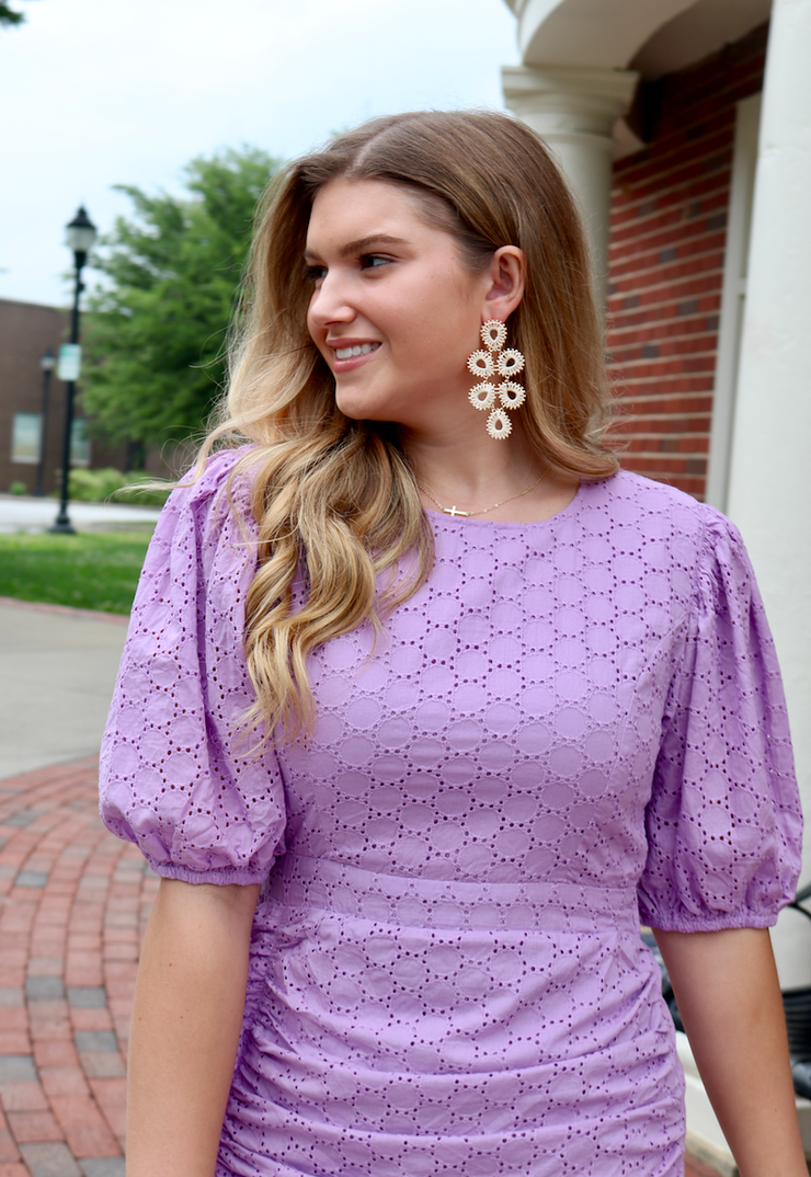 Lilac Lace Dress