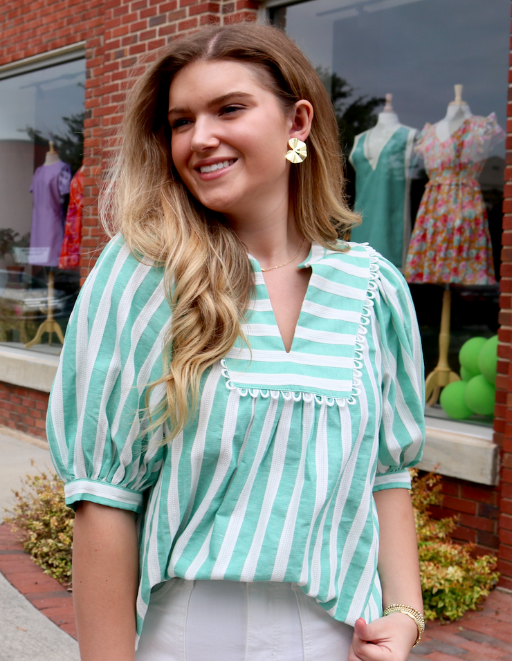 Famers Market Stripe Top
