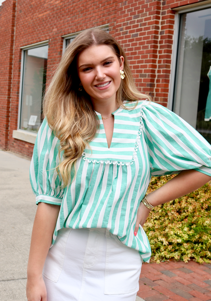 Famers Market Stripe Top