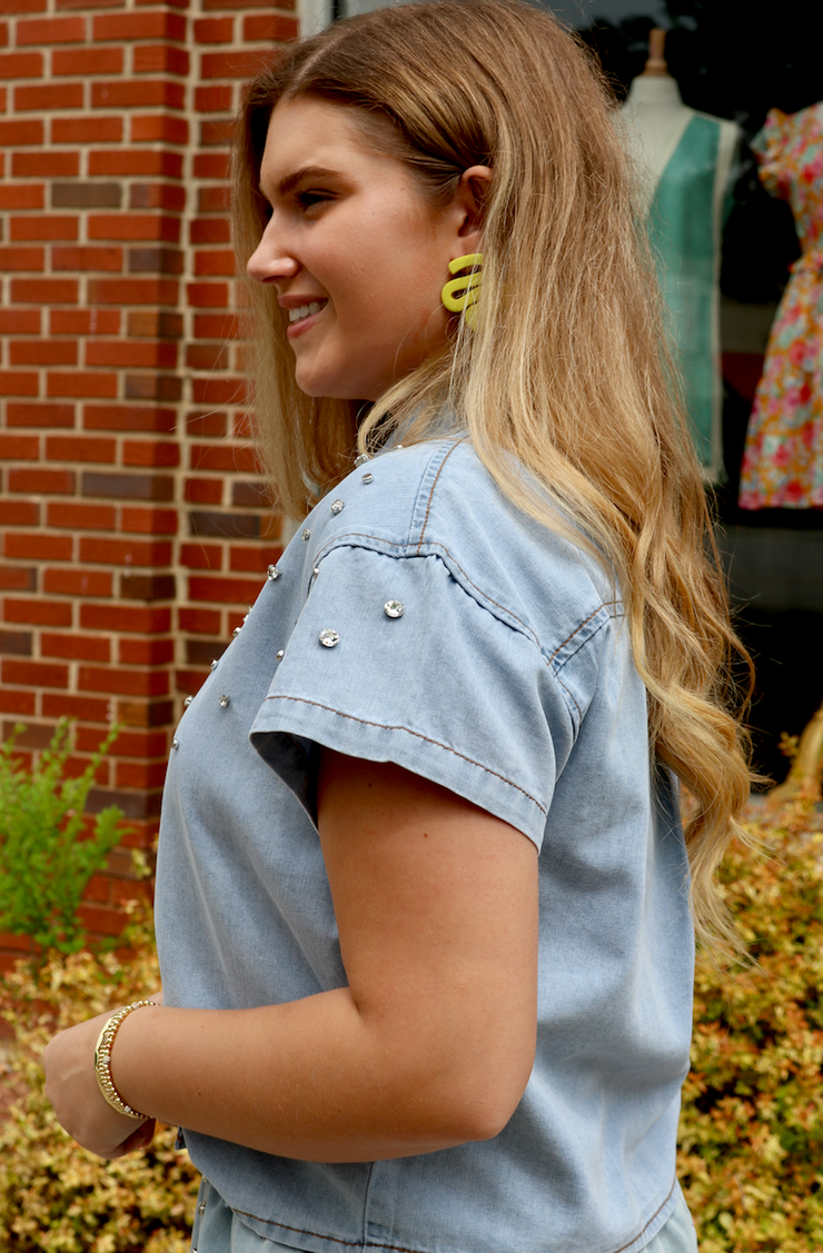 Rhinestone Cowgirl Top