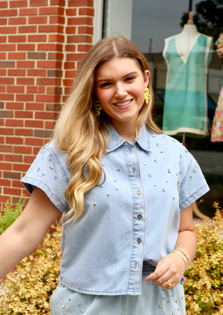 Rhinestone Cowgirl Top