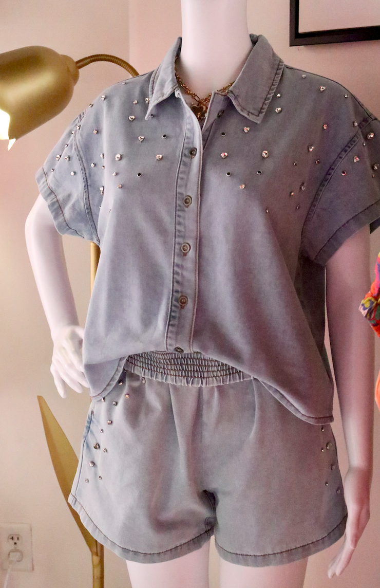 Rhinestone Cowgirl Top