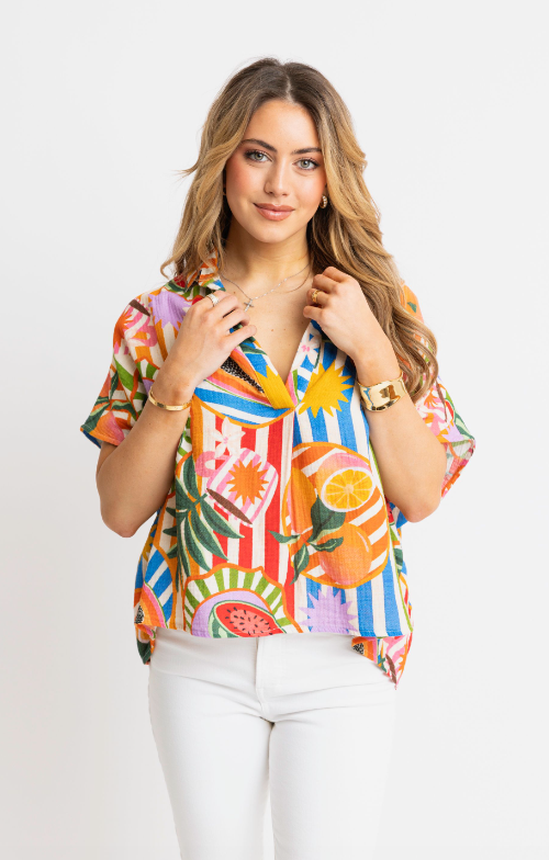 Fruity Tutti Stripe Top