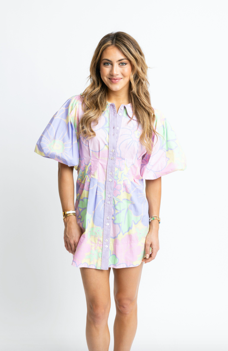 Iris Floral Dress