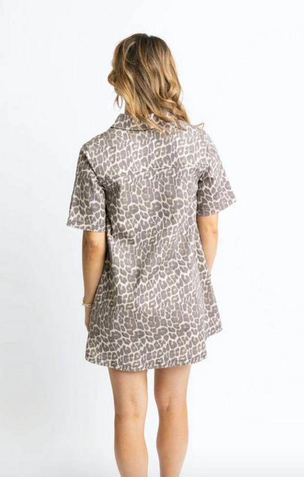 Go Wild Denim Dress