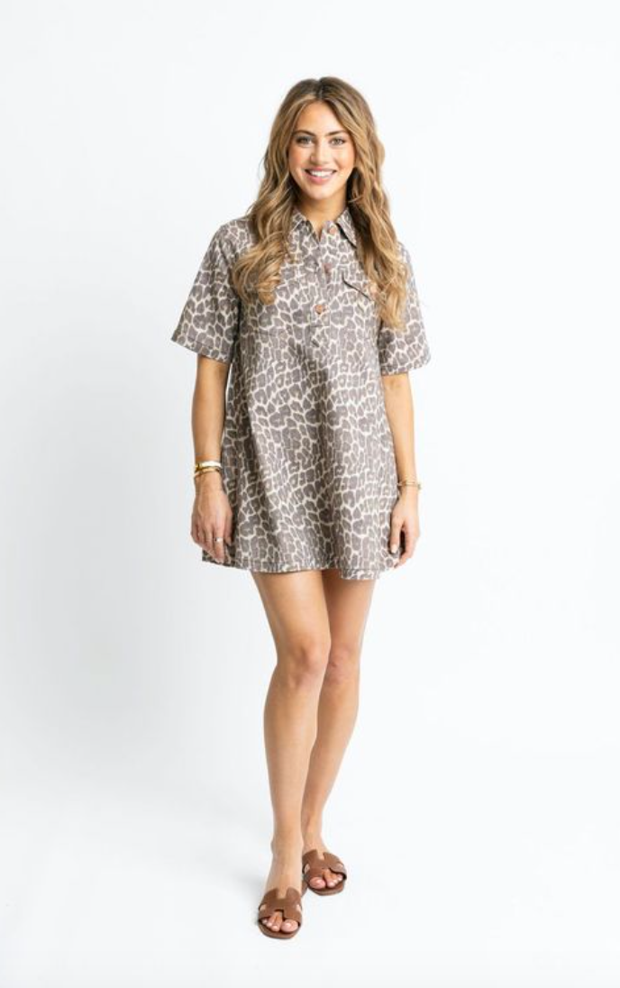 Go Wild Denim Dress