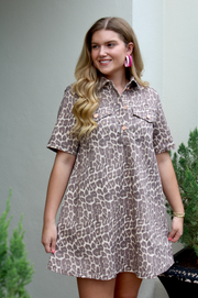 Go Wild Denim Dress