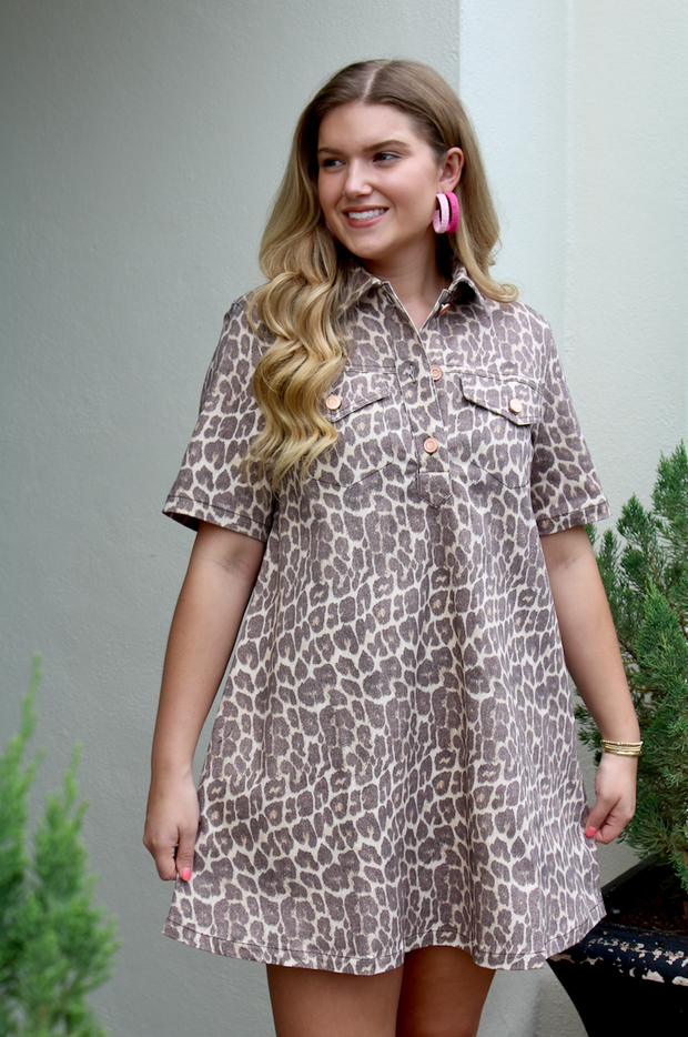 Go Wild Denim Dress