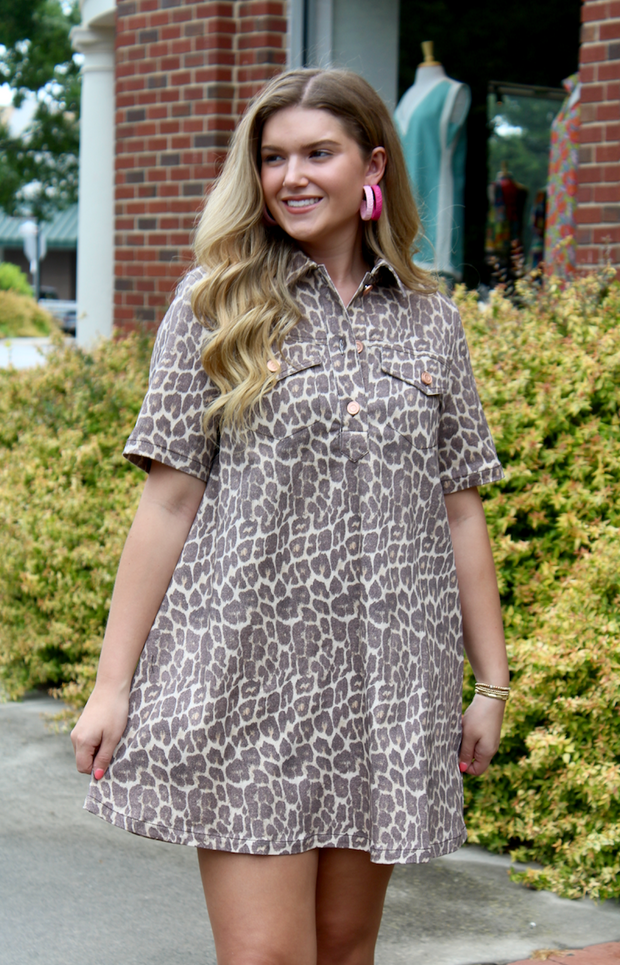 Go Wild Denim Dress