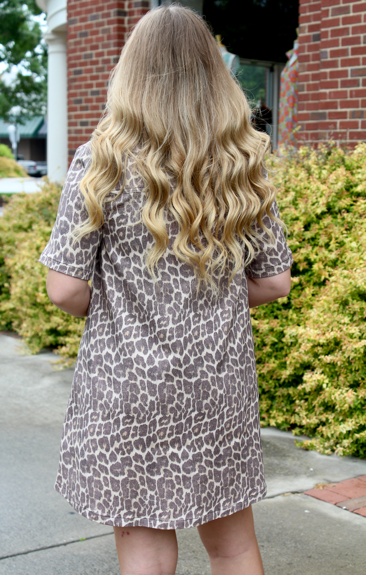 Go Wild Denim Dress