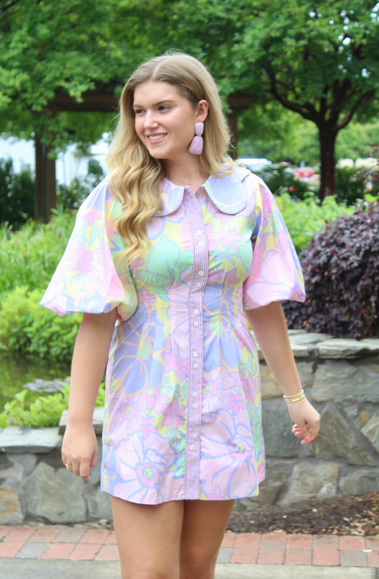 Iris Floral Dress