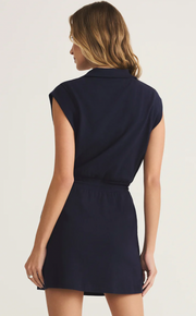 Club Quarter Zip Active Mini Dress | Eclipse