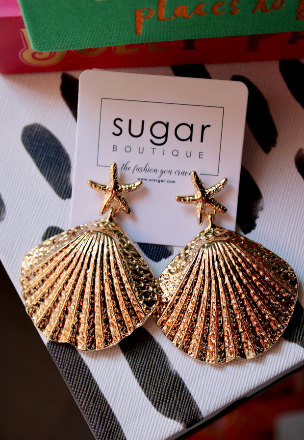 Shore Thing Shell Earring
