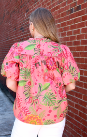 Bali Floral Top