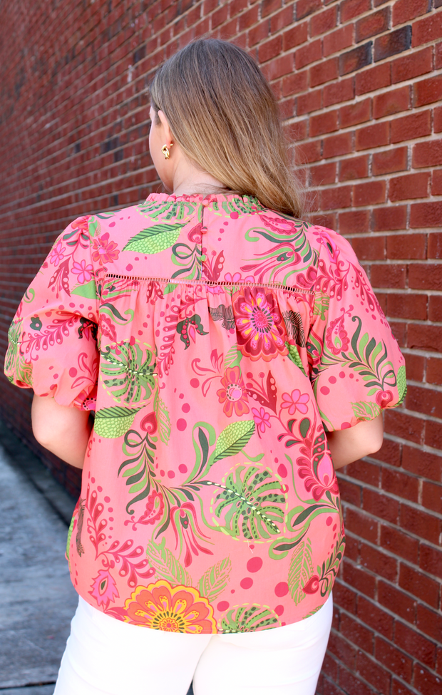 Bali Floral Top