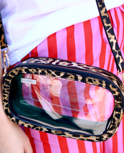 On The Prowl Clear Crossbody Purse