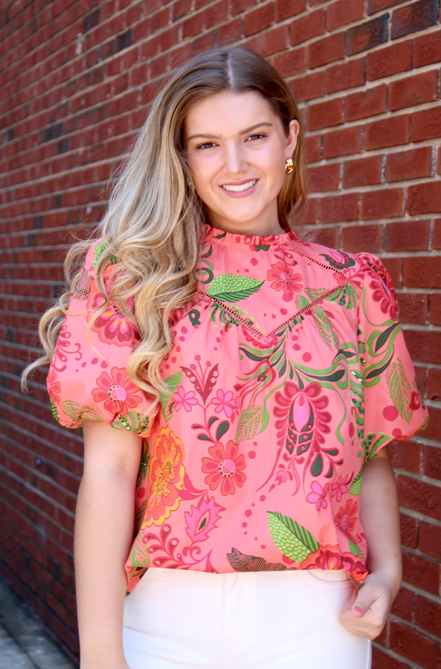 Bali Floral Top