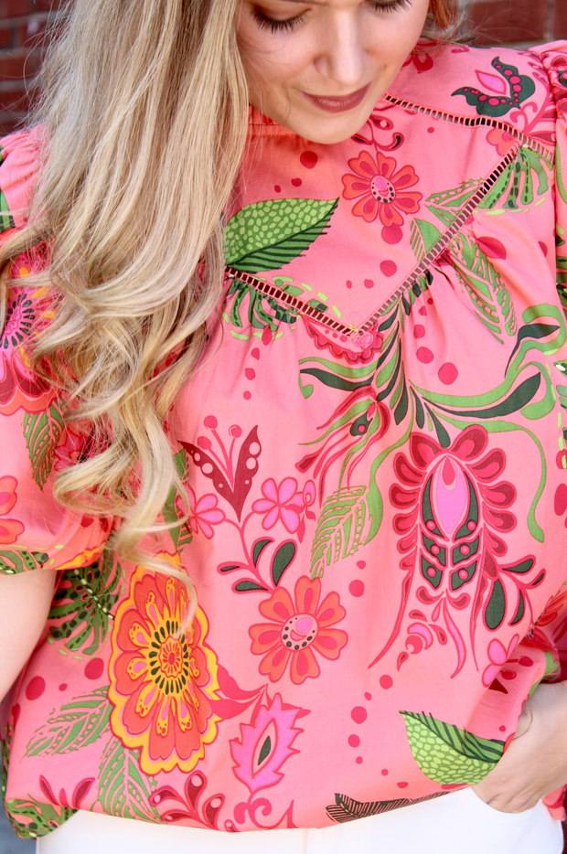 Bali Floral Top