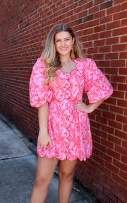 Sweet Savannah Scallop Dress