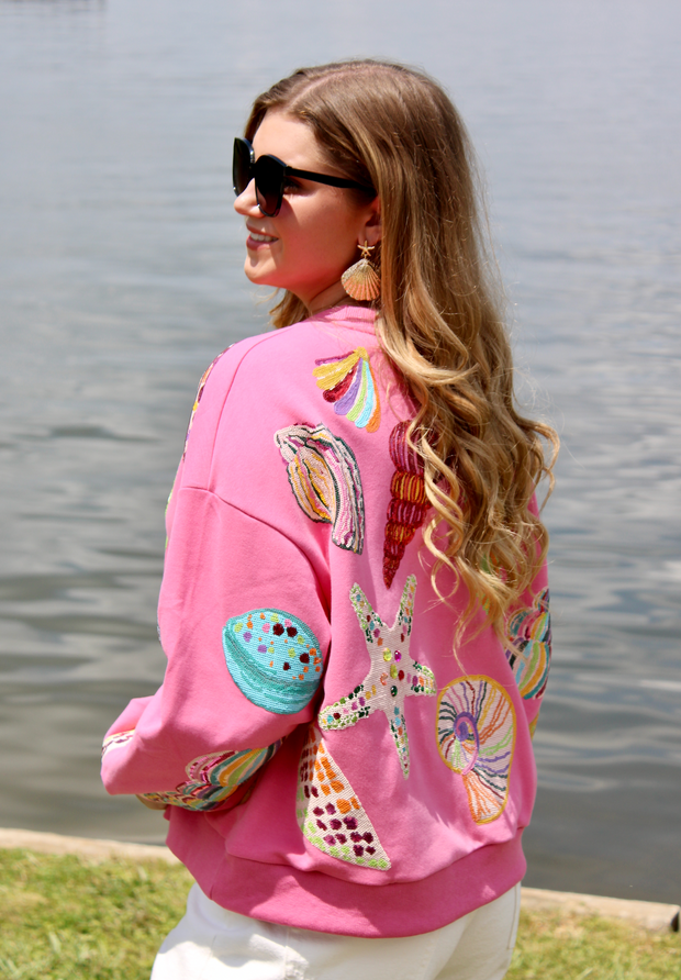 Pink Multi Shell Sweatshirt