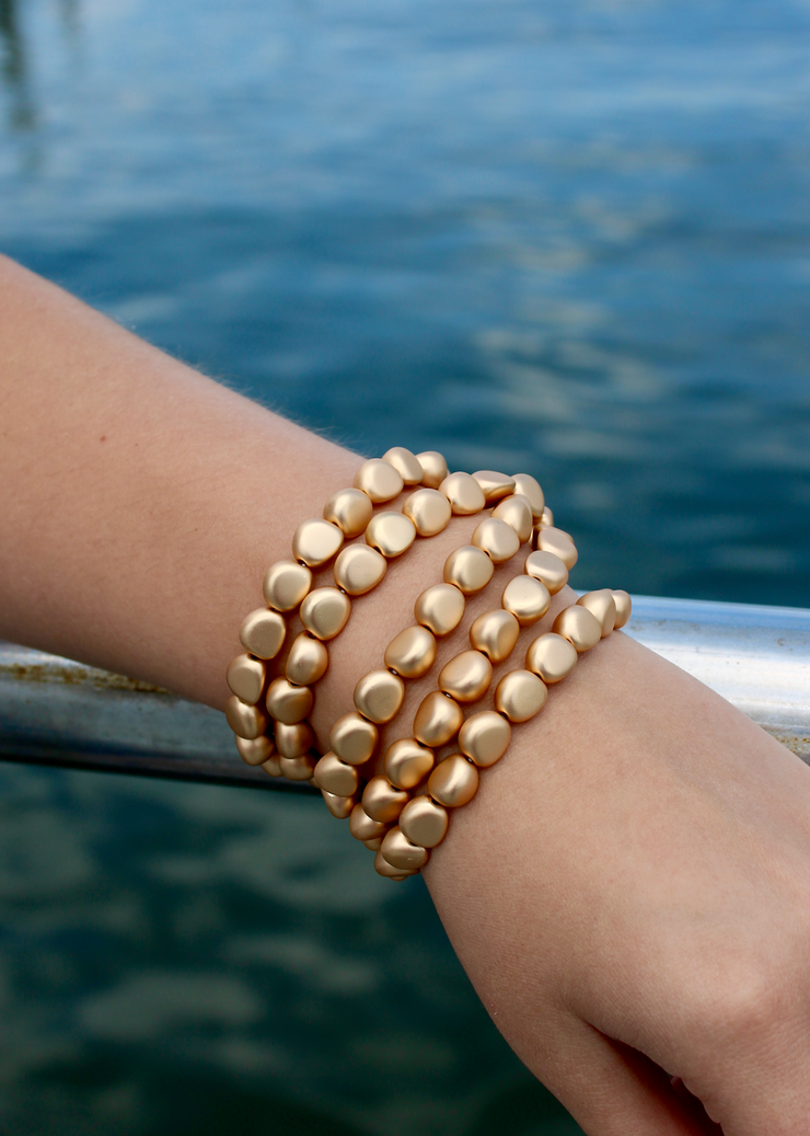 Matte Bead Stretchy Bracelet Set - RESTOCKING BY 5/15