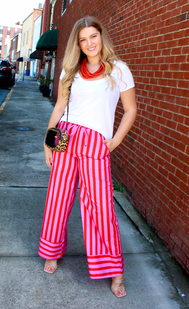 Strawberry Stripe Pant