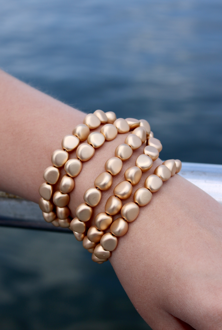 Matte Bead Stretchy Bracelet Set - RESTOCKING BY 5/15