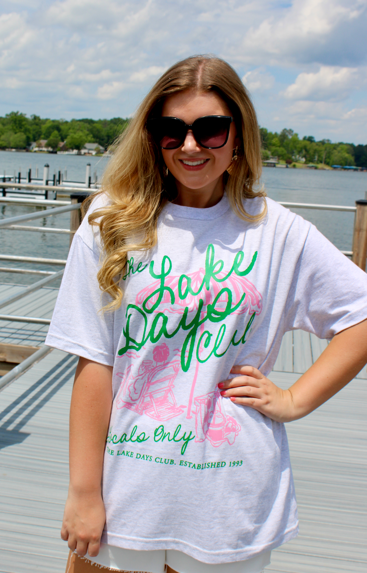 Lake Days Club Oversized Tee