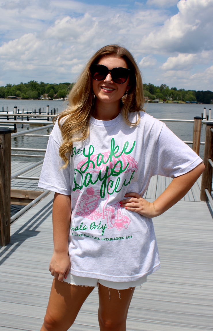 Lake Days Club Oversized Tee