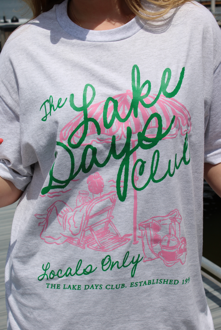 Lake Days Club Oversized Tee