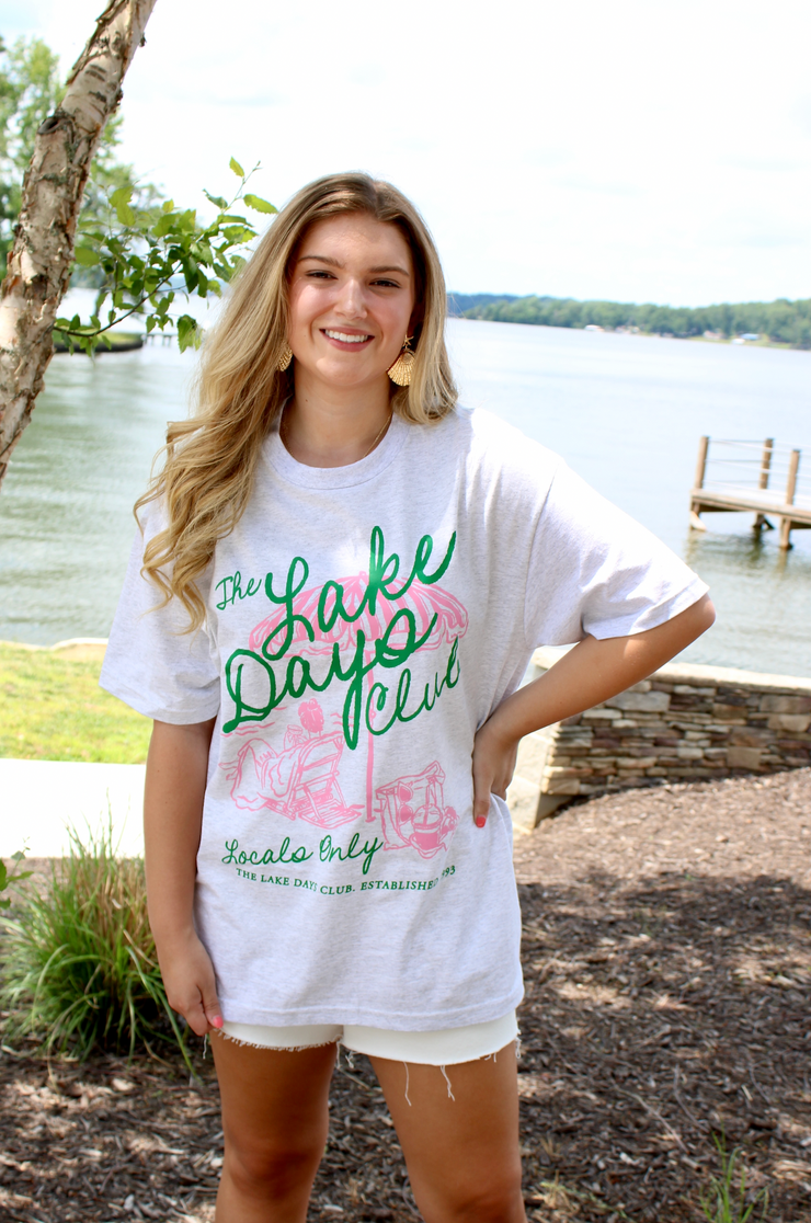 Lake Days Club Oversized Tee