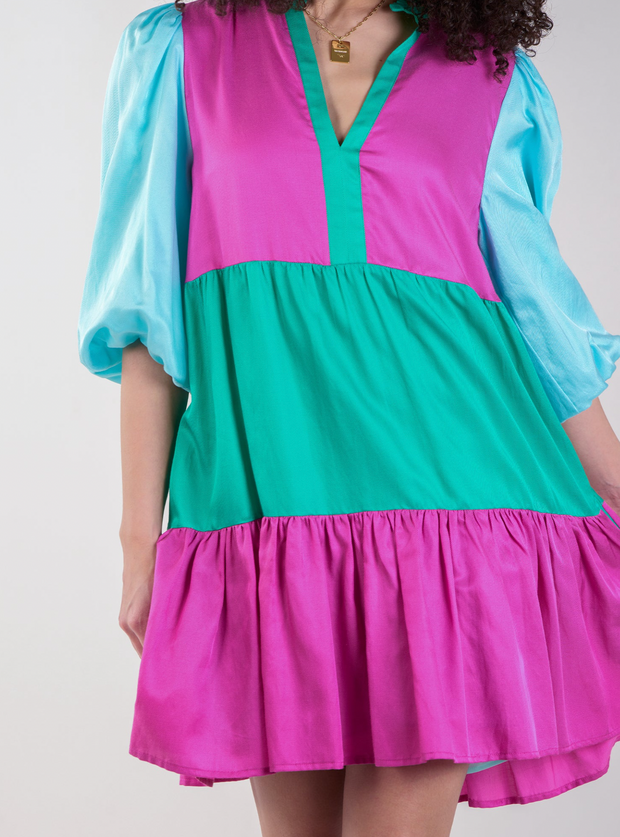 Frankie Dress | Bangle Colorblock
