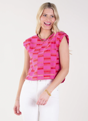 Hatti Tank | Sunset Stripe