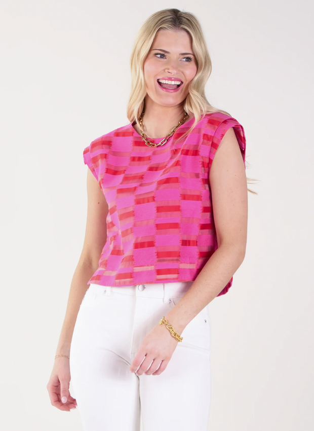 Hatti Tank | Sunset Stripe