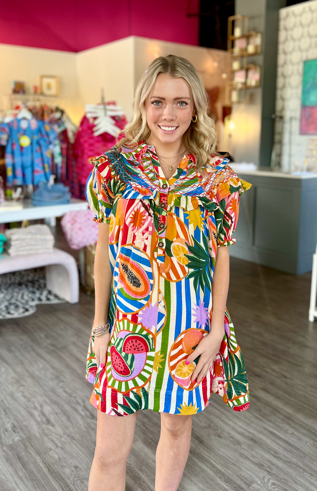 Fruity Tutti Ruffle Dress